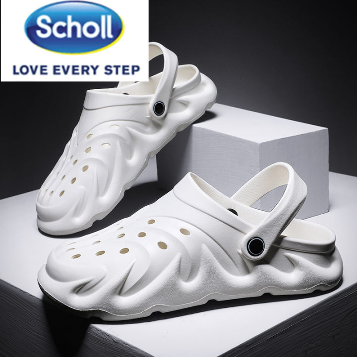 scholl-สกอลล์-scholl-รองเท้าแตะสำหรับนวดรองเท้าแตะสไตล์ใหม่และรองเท้าแตะสำหรับผู้ชายรองเท้าแตะเพื่อสุขภาพบ้านพื้นแบนด้านนอกสวมใส่ได้ทุกแบ-รองเท้าสกอลล์-nbsp-รองเท้าสกอ-สกอล์-scholl-รองเท้าสกอลล์-schol