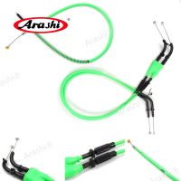 Arashi ZX10R Throttle Clutch Cables Motorcycle Stainless Lines for KAWASAKI ZX-10R 2011 - 2015 ZX 10R Ninja 1 Set