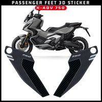 ▧❏ FOR HONDA X-ADV X ADV XADV 750 2021-2022 Motorcycle Passenger Foot Resin Sticker 3D Gel Stickers Moto Decals Protective