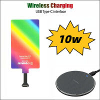 15W Qi Wireless Charger Pad 10W Type-C Receiver สำหรับ Samsung Galaxy M23 M33 M53 M12 M22 M42 M52 M62 5G