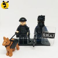 Compatible with LEGO explosion-proof police SWAT special police military series assembled building blocks childrens toys
