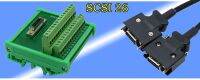 SCSI 36 CN1รีเลย์ Terminal Board หรือ36P Breakout Cable 10336สำหรับ PLC Servo Wiring Distribution