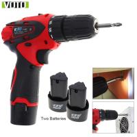 VOTO 12V Electric Screwdriver Rechargeable Lithium 2 Battery Wireless Drvier Cordless Screwdriver Two-speed Power Tools