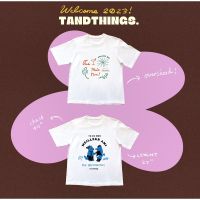 T&amp;THINGS : WELCOME2023 OVERSIZED TEE ??‍♀️✨ เสื้อยืดเนื้อพรีเมี่ยมทรงโอเวอร์ไซส์