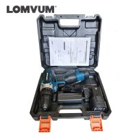 LOMVUM 16.8V Two Speed charging Battery Screwdriver Torque Electric Drill cordless drill Electric Screwdriver gun power tool Drills  Drivers