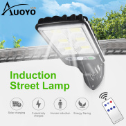 Auoyo LED Solar Lights Outdoor Lighting 3 Modes Remote Control 4 6 COB