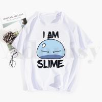 That Time I Reincarnated As A Slime Rimuru Tempest เสื้อยืดฮิปฮอปเด็กผู้หญิงเสื้อยืดฮาราจูกุเสื้อยืดแฟชั่นฤดูร้อน