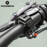 ROCKBROS จักรยานมินิเสียงดังระฆังที่ซ่อนอยู่อะลูมินัมอัลลอยเตือน90-100db ระฆังของแฮนด์จักรยานอุปกรณ์ขี่จักรยานแบบพกพาเหมาะกับจักรยานพับได้ MTB