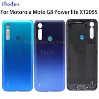 อะไหล่ฝาครอบแบตเตอร์รี่ในบ้านใหม่สำหรับ Motorola Moto G8 Power Lite XT2055ฝาหลังฝาปิดแบตเตอรี่ด้านหลัง