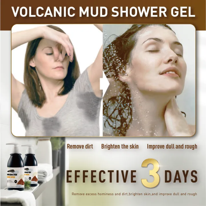 Body Wash Volcanic deep sea mud whitening body wash original korean for