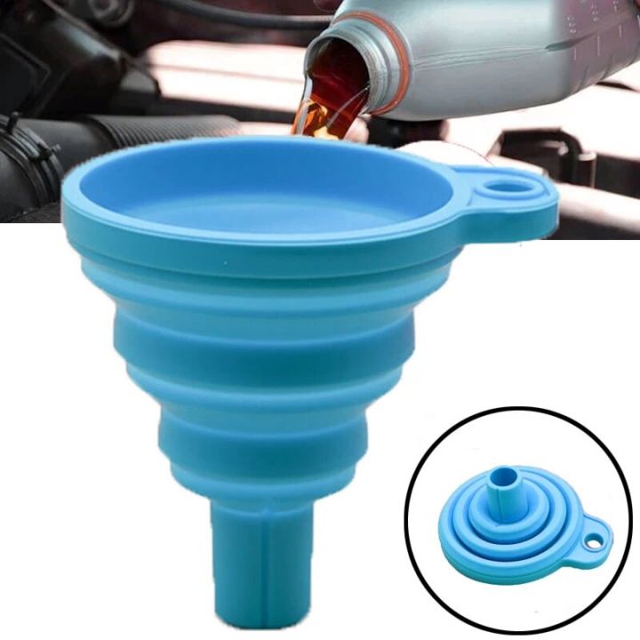 foldable-engine-funnel-car-universal-silicone-liquid-funnel-washer-fluid-change-portable-auto-engine-oil-petrol-change-funnel