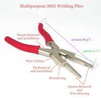 Multipurpose MIG Welding Pliers Flat Mouth Pincers Wire Cutting Spring Loaded