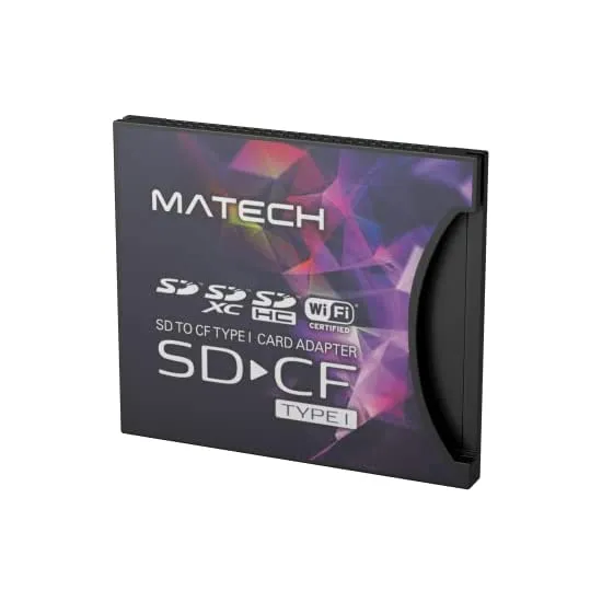MATECH CF Card Adapter SD Card Compact Flash Card Typei (Type 1) High