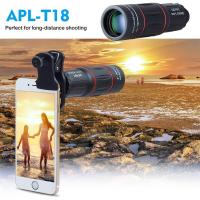 APEXEL 18X Telescope Zoom Mobile Phone Lens for iPhone Samsung Smartphones universal clip Telefon Camera Lens with tripod 18XTZJTH