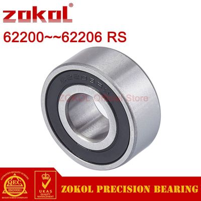 ZOKOL 62200 62201 62202 62203 62204 62205 62206 RS 2RS Thickened Deep Groove Ball Bearing Axles  Bearings Seals