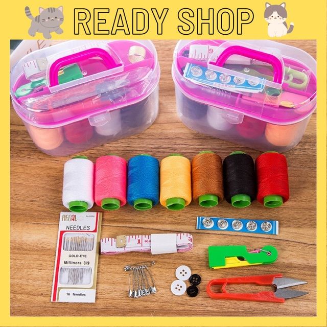 Sewing KIT, DIY Sewing Supplies with Sewing Accessories, Portable Mini  Sewing Kit for Beginner, Traveller and Emergency Clothing Fixes, with  Premium