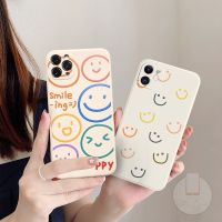 Casing Smile-ing Square Edge Case Oppo A95 Reno 6 A16 A74 A35 Reno 4 5 A94 A15 A35 A12 A54 A5s A3s A53 A33 2020 Reno 5F F19pro A7 A12E A11K A15s A5 A9 2020 Reno 4F Reno 4Lite A92 A52 A72 A11 A31 2020 A1K Colorful Cute Kawaii Smiley Soft TP