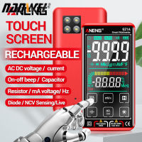 NANWEI ANENG 621A หน้าจอสัมผัสอัจฉริยะดิจิตอลมัลติมิเตอร์9999นับช่วงอัตโนมัติแบบชาร์จไฟได้แบบพกพา NCV สากลเมตรโวลต์มิเตอร์แอมมิเตอร์