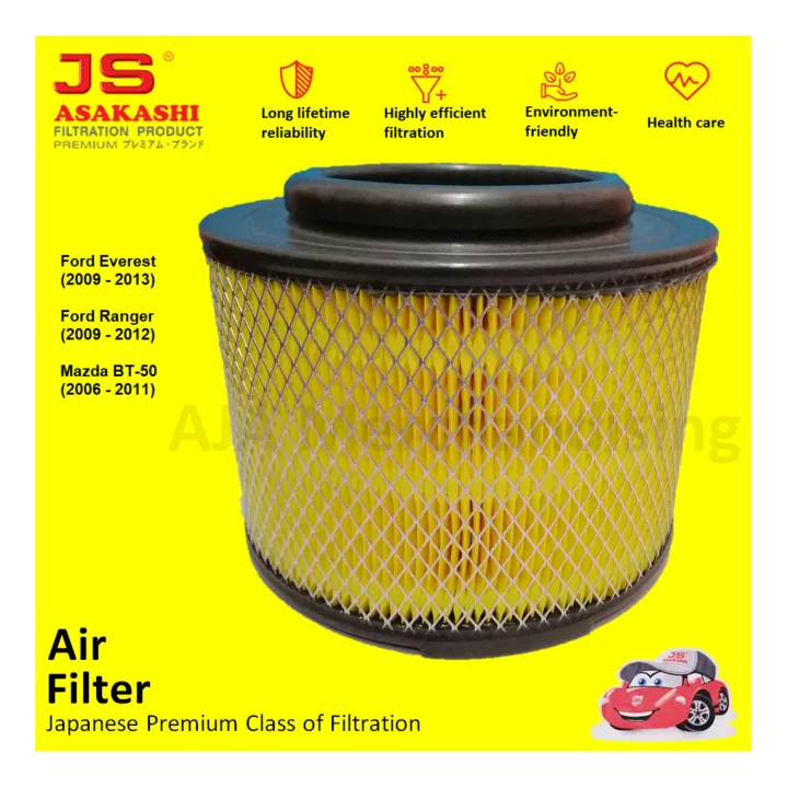 JS Asakashi Engine Air Filter for Ford Everest (2009-2013), Ford Ranger  (2009-2013), Mazda BT-50 (2006-2011) | Lazada PH