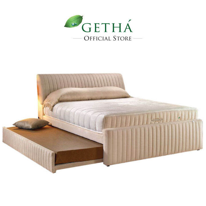 Getha 3 in 1 Bed Frame Pull Out Bed with Drawer Storage Lazada