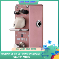 AROMA AOS-3 Octpus Polyphonic Octave Electric Guitar Effect Pedal Mini Single Effect with True Bypass