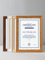 High-end Original certificate photo frame display a3 business license frame food hygiene license framed certificate display frame wall hanging A4