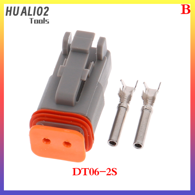 ขั้วต่อ DT04-2 HUALI02 3 4 6 8 12P-L012 DT06-2S ขั้วต่อไฟฟ้าลวดยานยนต์