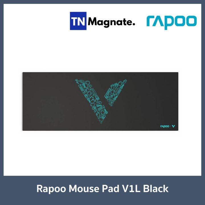 เมาส์แพด-rapoo-mouse-pad-v1l-black