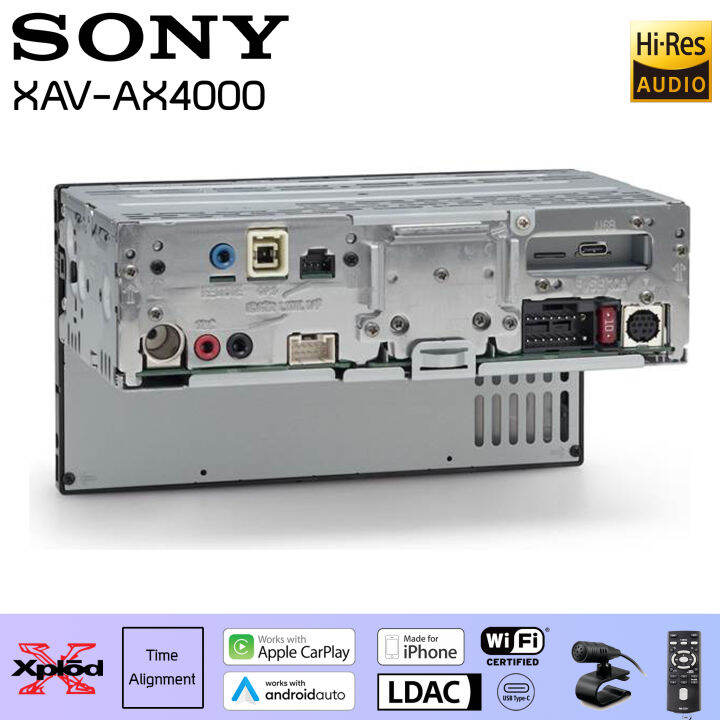 วิทยุติดรถยนต์-วิทยุ-2-din-ติดรถยนต์-sony-รุ่นxav-ax4000-รุ่นใหม่new-model2022-จอ6-95-เครื่องเสียงรถยนต์เสียงดีมาก