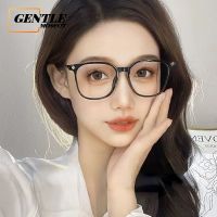 (GENTLE Moscow T) แว่นตากรอบใหญ่น้ำหนักเบาใหม่เปลี่ยนเลนส์ได้ Anti Blue TR90 Fashion Glasses