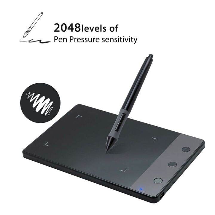 Huion H420 Graphics Tablet With 3 Express Keys 2048 Pressure Digital
