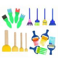 【YF】□▫  16Pcs Sponge Paint Painting Tools Graffiti Materials