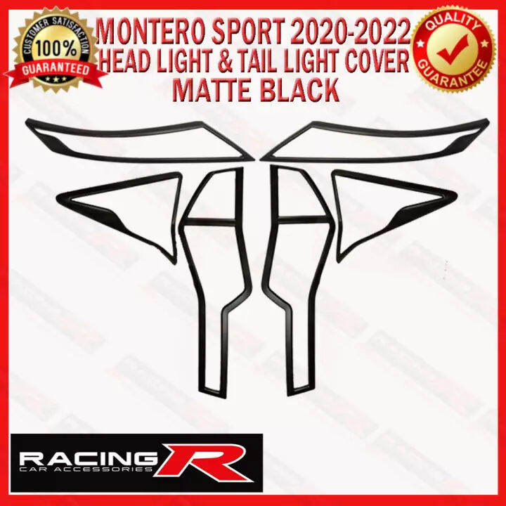 ใหม่ทั้งหมด-montero-sport-2020ถึง2023-glx-ฝาครอบ-garnish-combo-set-matte-black-ฟรี-ralliart-door-guard-2021