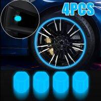 【CW】№  Tire Car Hub Glowing Stem Tyre Rim Dust-proof Motorcycle Applicable Covers C4F4