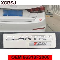 สำหรับ Hyundai Elantra Ad 2015-โลโก้2018แผ่นไม้ด้านหลังรถกระบะสัญลักษณ์ Oem86318f2000