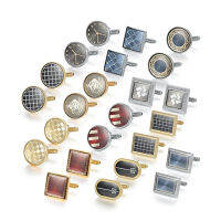 612 PRS Wed Man เสื้อ Cufflink ชุด Vintage Cufflinks สำหรับบุรุษงานแต่งงานผู้เข้าพักของขวัญหรูหราวันพ่อผู้ชาย Cuffs ทนายความ Tie คลิป