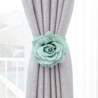 Creative Beautiful Flower Magnetic Curtain Buckle Tie Back Hold Frame Fixing Clip Curtain Decoration Home Decoration Accessories