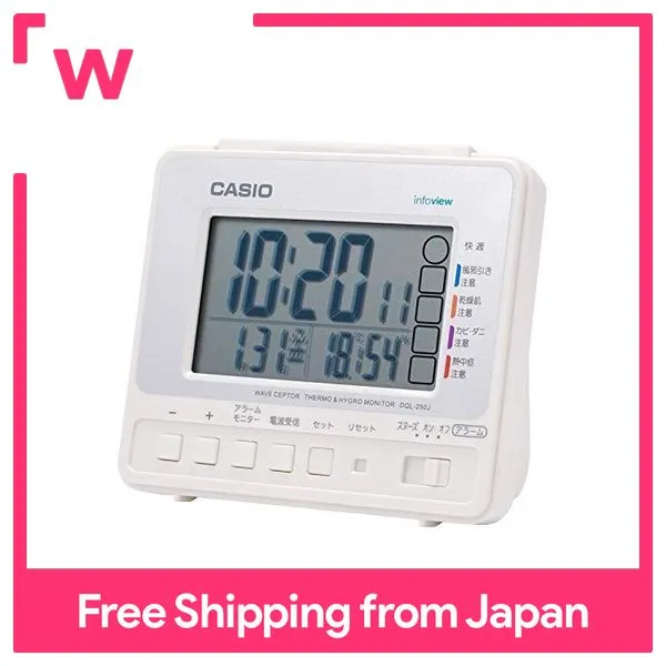 NEW Casio Wave Ceptor A158WA Electric Wave Alarm Clock – Japan