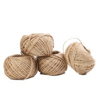 30M Natural Jute Burlap Braided String Cords DIY Scrapbooking Crafts Decor Rope Christmas Wedding Party Gift Wrapping Thread 【hot】lkr131