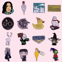 【YF】 Metal Brooches Pins Four College Enamel Badge Classic Movie Fans Gifts Wholesale