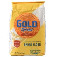 Import products♦ Unbleached Bread Flour Gold Medal 2.27 kg/แป้งขนมปังไม่ฟอก เหรียญทอง 2.27 กก.