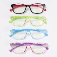 Anti-blue Light Kids Glasses Square Optical Frame Children Boy Girls Transparent Blocking Anti Reflective UV Computer Eyeglasses