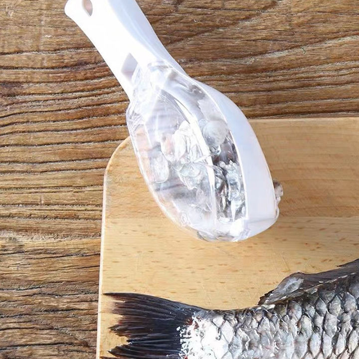 jiang-เครื่องขูดเกล็ดปลาเครื่องขูดทำความสะอาดปลาอุปกรณ์ชั่งพร้อมฝาปิดเครื่องมือทำอาหารปลาในครัวที่บ้าน