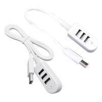 3 USB Port Multi-function 3A Charger Converter Extension Cable Line Expansion Multi-port Hub Data Cable Accessories