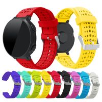 สายนาฬิกาซิลิโคนสำหรับ Garmin Forerunner 220 230 235 620 630 735XT สายรัดข้อมือสายนาฬิกาสมาร์ทวอชอุปกรณ์เสริมระบายอากาศ