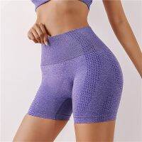 Women Shorts Ribbed Gym Sports Short Push Up Tummy Control Seamless WomenS Cycling Shorts Fitness Femme Workout Biker Tights