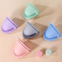 5PCS Kitchen Baking Silicone Heat Insulation Clip Anti Scalding Non Slip Gloves Household Oven MicrowaveOven Baking Mitts Holder