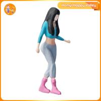 Homyl 1:64สาวๆโมเดลคนตัวเล็กสำหรับอุปกรณ์ประกอบฉากการถ่ายภาพ Diorama ฉาก DIY