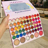 HUDABABY  Palette 56 Colors Smooth shimmer อายแชโดว์ 56 สี สวย มีทั้งแมทท์ และเนื้อชิมเมอร์