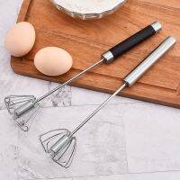 Stainless steel 430 semi-automatic rotary manual egg beater batter cake mixer